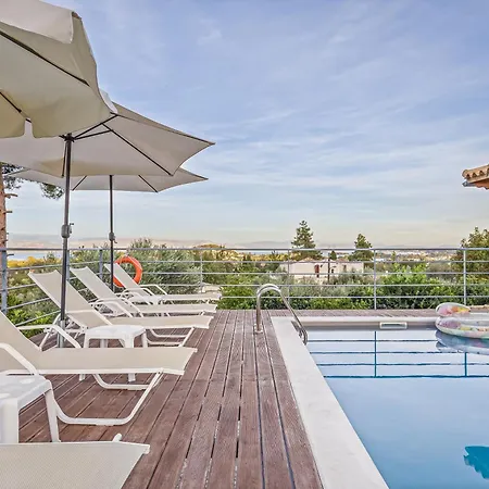Villa Olivia Corfu - Amazing Sea-view 3 Bedroom With A Pool Gazátika