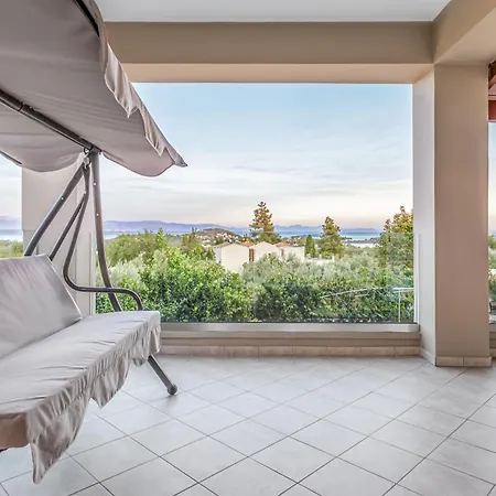 Olivia Corfu - Amazing Sea-view 3 Bedroom With A Pool Villa Gazátika