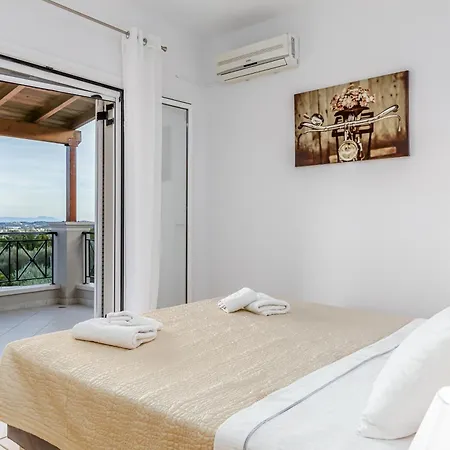 Villa Olivia Corfu - Amazing Sea-view 3 Bedroom With A Pool Gazátika