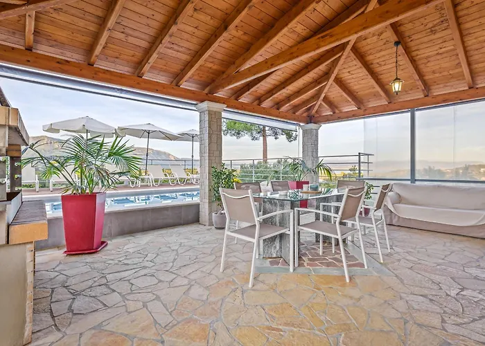 Olivia Corfu - Amazing Sea-view 3 Bedroom With A Pool Gazátika