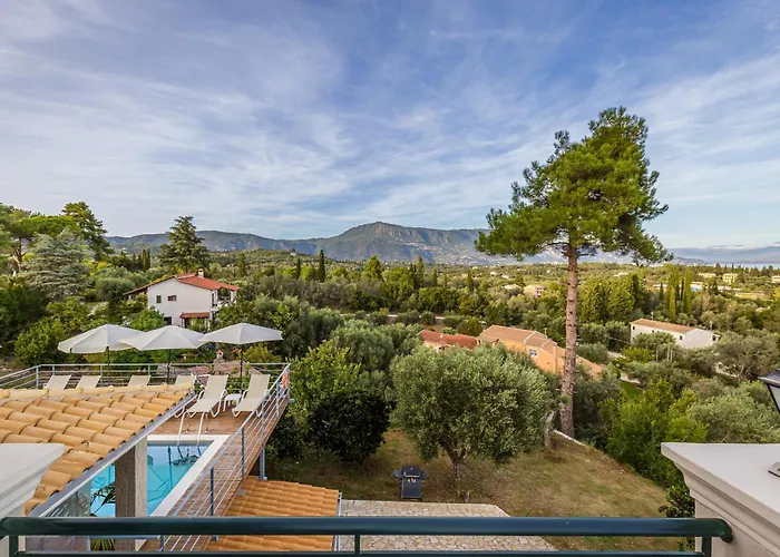 Olivia Corfu - Amazing Sea-view 3 Bedroom With A Pool
