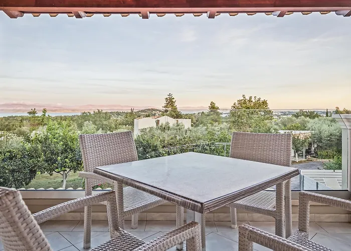 Olivia Corfu - Amazing Sea-view 3 Bedroom With A Pool * Gazátika