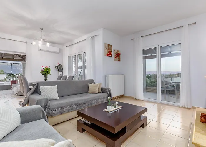 Olivia Corfu - Amazing Sea-view 3 Bedroom With A Pool Gazátika