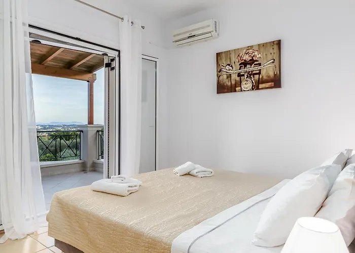 וילה Olivia Corfu - Amazing Sea-view 3 Bedroom With A Pool Gazátika