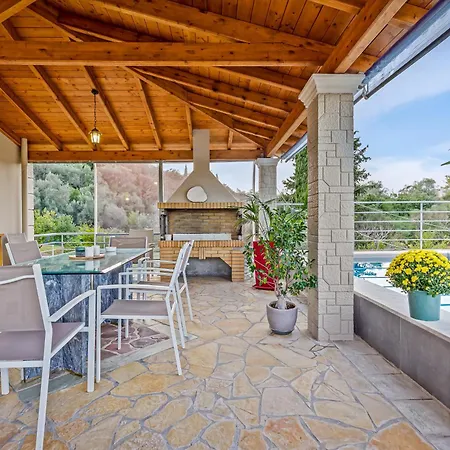 Olivia Corfu - Amazing Sea-view 3 Bedroom With A Pool Vilă *